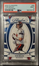 2022 Panini Flawless Base Set Tom Brady #65 card
