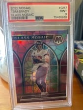 2022 Panini Mosaic Glass Mosaic Tom Brady #GM-7 card