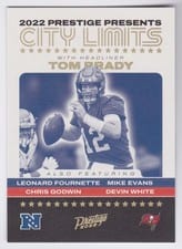2022 Panini Prestige City Limits Tom Brady #CL-10 card