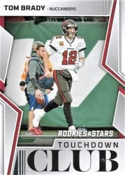 2022 Panini Rookies & Stars Touchdown Club Tom Brady #TD-1 card