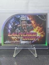 2024 Topps Chrome Cosmic Launched Into Orbit Tom Brady #LIO-11 card