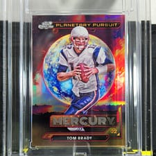 2024 Topps Chrome Cosmic Planetary Pursuit - Mercury Tom Brady #PPM-TB card