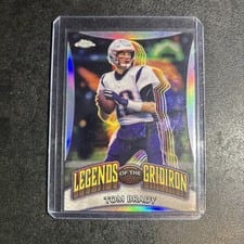 2024 Topps Chrome Legends of the Gridiron Tom Brady #LOG-1 card