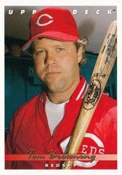 1993 Upper Deck Base Set Tom Browning #270 card