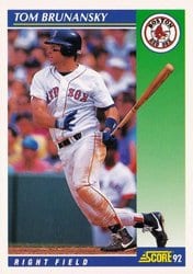 1992 Score Base Set Tom Brunansky #46 card