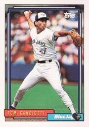 1992 Topps Base Set Tom Candiotti #38 card