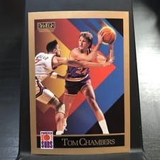 1990-91 SkyBox Base Set Tom Chambers #220 card