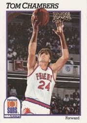 1991-92 Hoops Base Set Tom Chambers #163 card