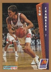 1992-93 Fleer Base Set Tom Chambers #180 card