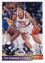 1992-93 Upper Deck Base Set Tom Chambers #114 card