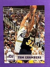 1993-94 Hoops Base Set Tom Chambers #412 card