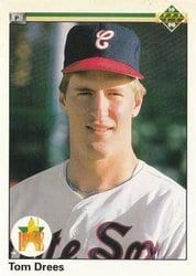 1990 Upper Deck Base Set Tom Drees #3 card