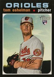 2020 Topps Heritage Base Set Tom Eshelman #531 card