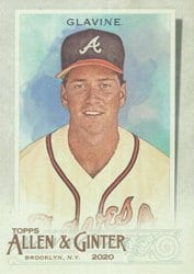 2020 Topps Allen & Ginter Base Set Tom Glavine #1 card