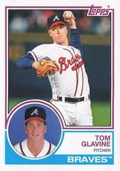 2021 Topps Archives Base Set Tom Glavine #178 card