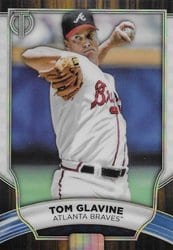 2022 Topps Tribute Base Set Tom Glavine #19 card