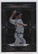 2023 Panini Chronicles Obsidian Tom Glavine #18 card