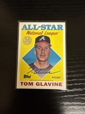 2023 Topps 1988 Topps Baseball All-Star Autographs Tom Glavine #88ASA-TG card