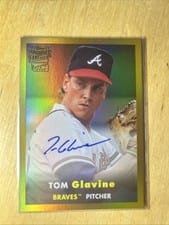 2024 Topps Archives Fan Favorites Premium Autographs Tom Glavine #FF-TG card