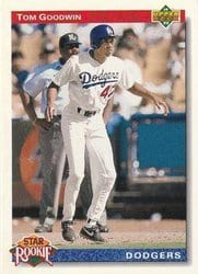 1992 Upper Deck Base Set Tom Goodwin #20 card