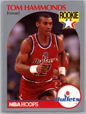 1990-91 Hoops Base Set Tom Hammonds #298 card