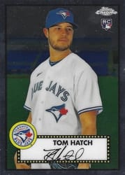 2021 Topps Chrome Platinum Anniversary Base Set Tom Hatch #97 card