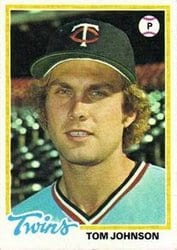 1978 Topps Base Set Tom Johnson #54 card