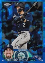2023 Topps Chrome Update Sapphire Edition Base Set Tom Murphy #USCS289 card