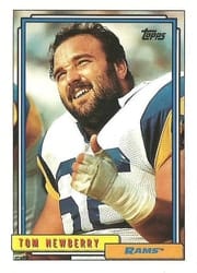 1992 Topps Base Set Tom Newberry #328 card