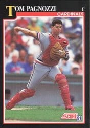 1991 Score Base Set Tom Pagnozzi #797 card