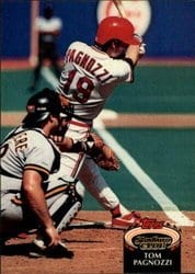 1992 Stadium Club Base Set Tom Pagnozzi #162 card
