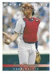 1993 Upper Deck Base Set Tom Pagnozzi #405 card