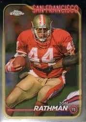 2024 Topps Chrome Base Set Tom Rathman #181 card