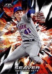 2018 Topps Fire Base Set Tom Seaver #130 card