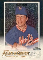 2020 Topps Allen & Ginter Chrome Base Set Tom Seaver #138 card
