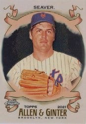 2021 Topps Allen & Ginter Chrome Base Set Tom Seaver #150 card
