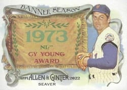 2022 Topps Allen & Ginter Banner Season Tom Seaver #BS-28 card