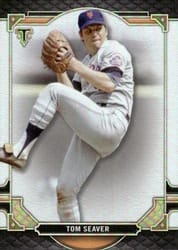 2022 Topps Triple Threads Base Set Tom Seaver #42 card