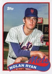 2023 Topps Archives 1989 Doubleheaders Tom Seaver / Nolan Ryan #89DH-15 card