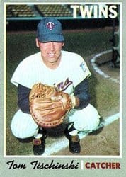 1970 Topps Base Set Tom Tischinski #379 card