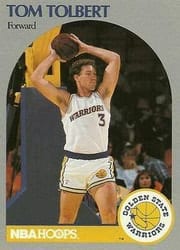 1990-91 Hoops Base Set Tom Tolbert #121 card