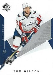 2018-19 SP Authentic Base Set Tom Wilson #71 card