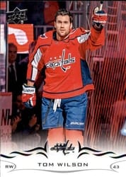 2018-19 Upper Deck Base Set Tom Wilson #439 card