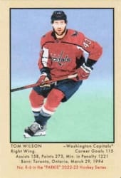 2022-23 Parkhurst Champions 51 Retros Tom Wilson #R-6 card