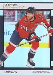 2025-26 O-Pee-Chee OPC Premier Tom Wilson #P-34 card