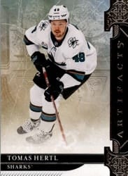 2019-20 Upper Deck Artifacts Base Set Tomas Hertl #9 card