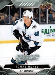 2019-20 Upper Deck MVP Base Set Tomas Hertl #56 card