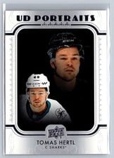2019 Upper Deck Portraits Tomas Hertl #P-16 card