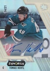 2020-21 Upper Deck Synergy Base Set Tomas Hertl #19 card
