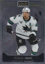 2021-22 O-Pee-Chee Platinum Base Set Tomas Hertl #26 card